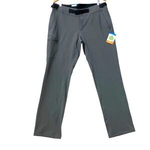 Columbia Pants Women's 16 Gray Wildsee Hiking Outdoor Belted Cargo Gorpcore Camp